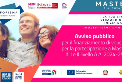 La Regione Calabria finanzia i Master AFORISMA