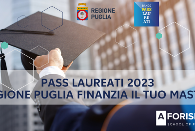 Riapre Pass Laureati 2023 di Regione Puglia