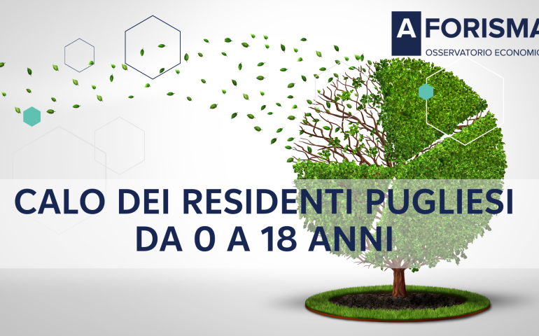 Continua il calo dei residenti pugliesi da 0 a 18 anni